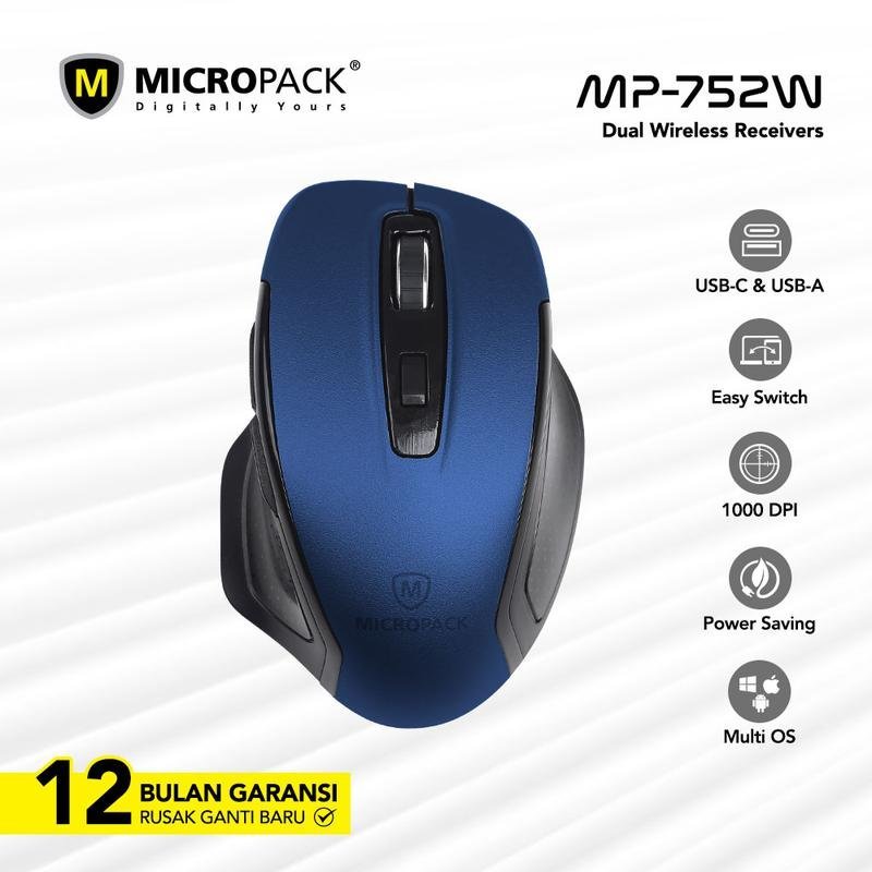 Micropack (AM-752W) For Amazing RF 2.4G Wireless Mouse