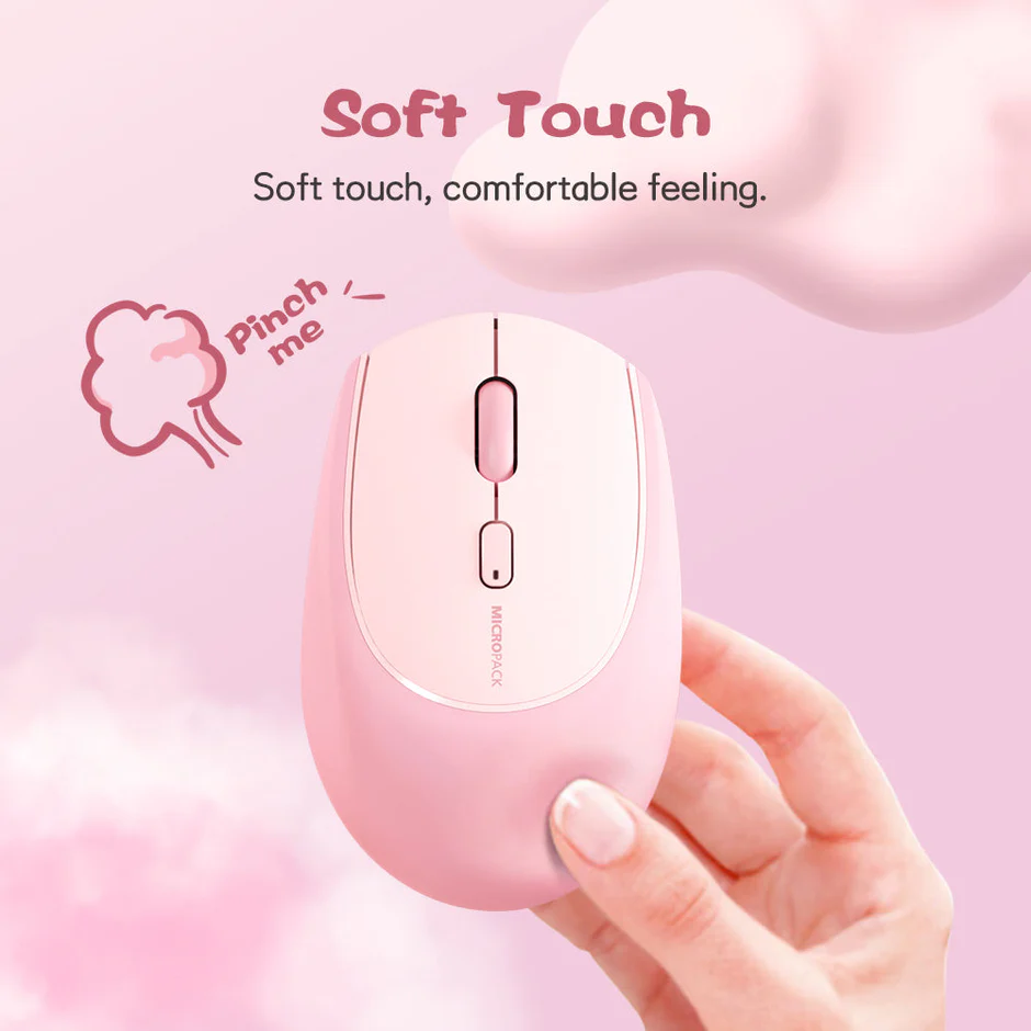 Micropack (MS-201W) Mouse For Profound 2.4G + Bluetooth Wireless Mouse