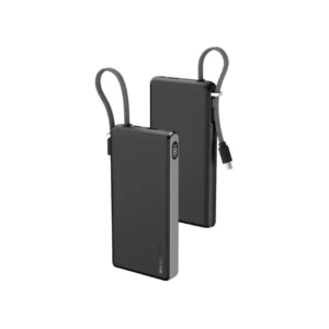 Micropack (PB-C10) For Strong And Outstanding10000mAh Built-in Cable Fast Charging Power Bank