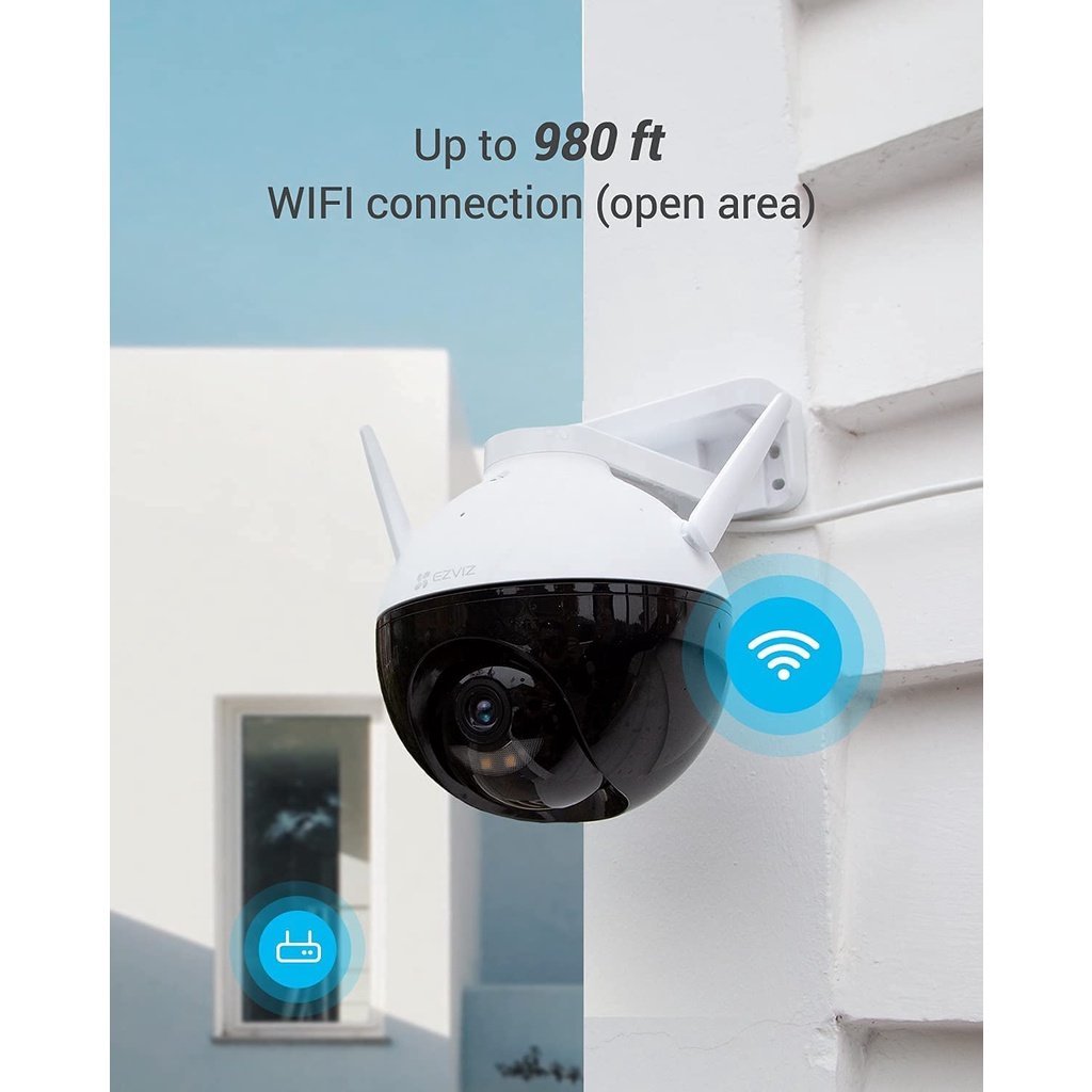EZVIZ Outdoor PT Camera (C8C-1080P) – Smart 360° Full HD WiFi Security Camera with Color Night Vision - Image 3