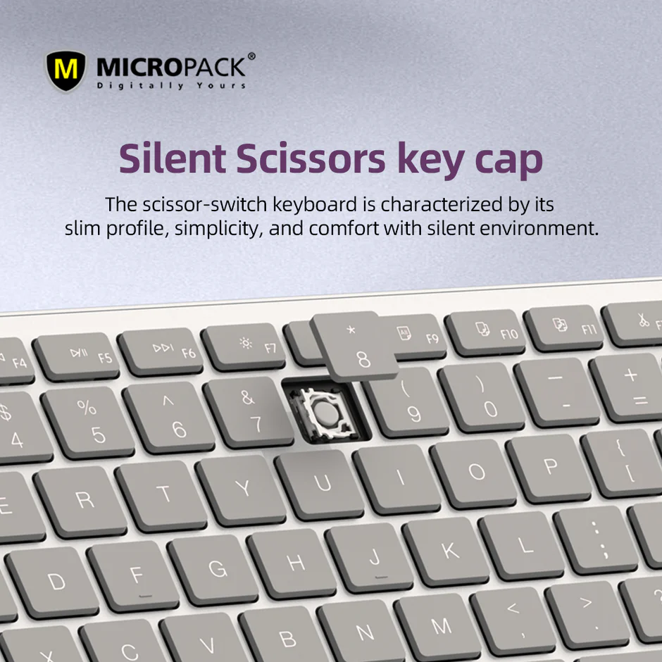 Micropack (K-310W) For A Great 2.4G+Bluetooth Rechargeable Wireless Keyboard - Image 3