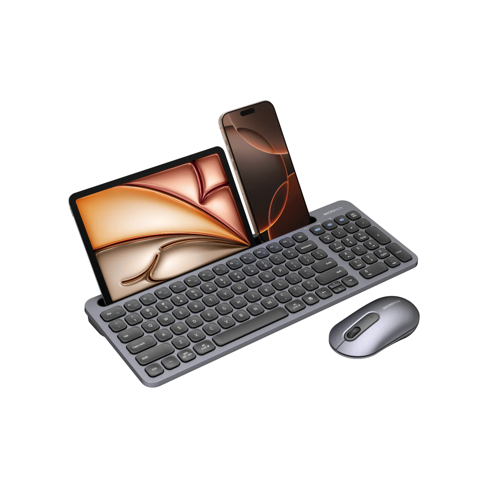 Micropack (KM-238W) 2.4G+ For Genuine Bluetooth Wireless Keyboard and Mouse Combo - Image 2