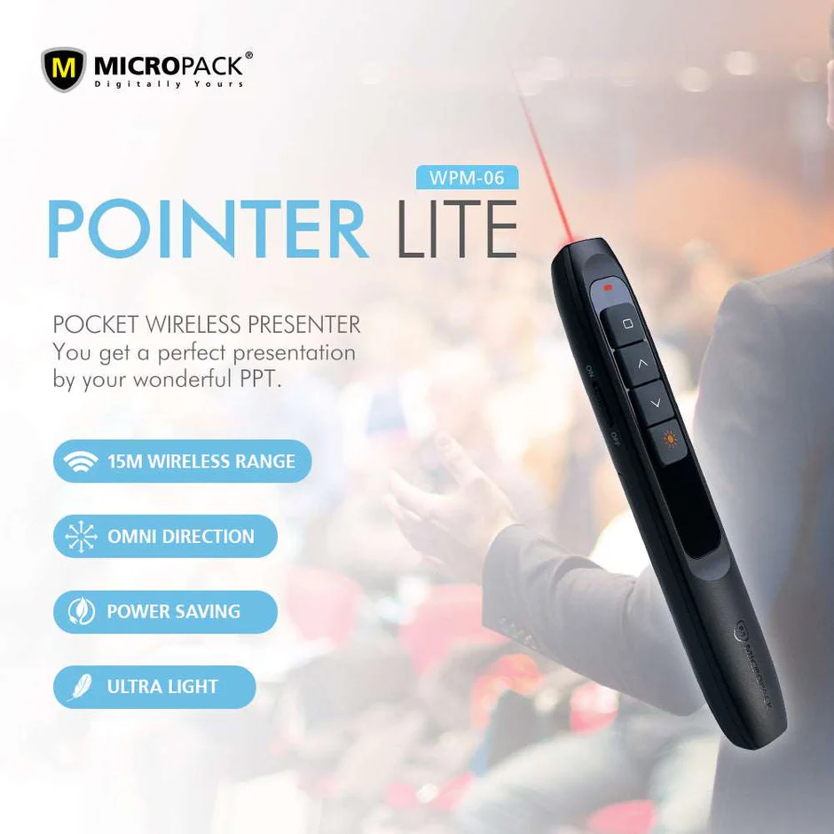 Micropack (WPM-06) For A Remarkable Pocket Wireless Presenter