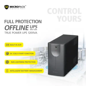 Micropack (MFU-1200-BK) For Outstanding TRUE POWER UPS 1200VA