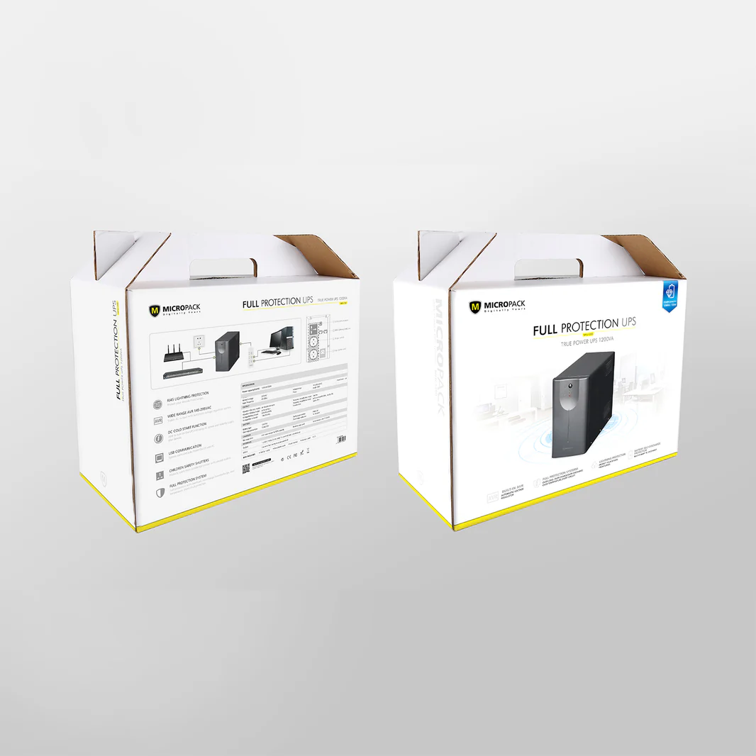 Micropack (MFU-1200-BK) For Outstanding TRUE POWER UPS 1200VA - Image 2
