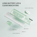 Micropack (KM-239W-EN-GNWH) For A Capable 2.4G Wireless Keyboard+Mouse Combo