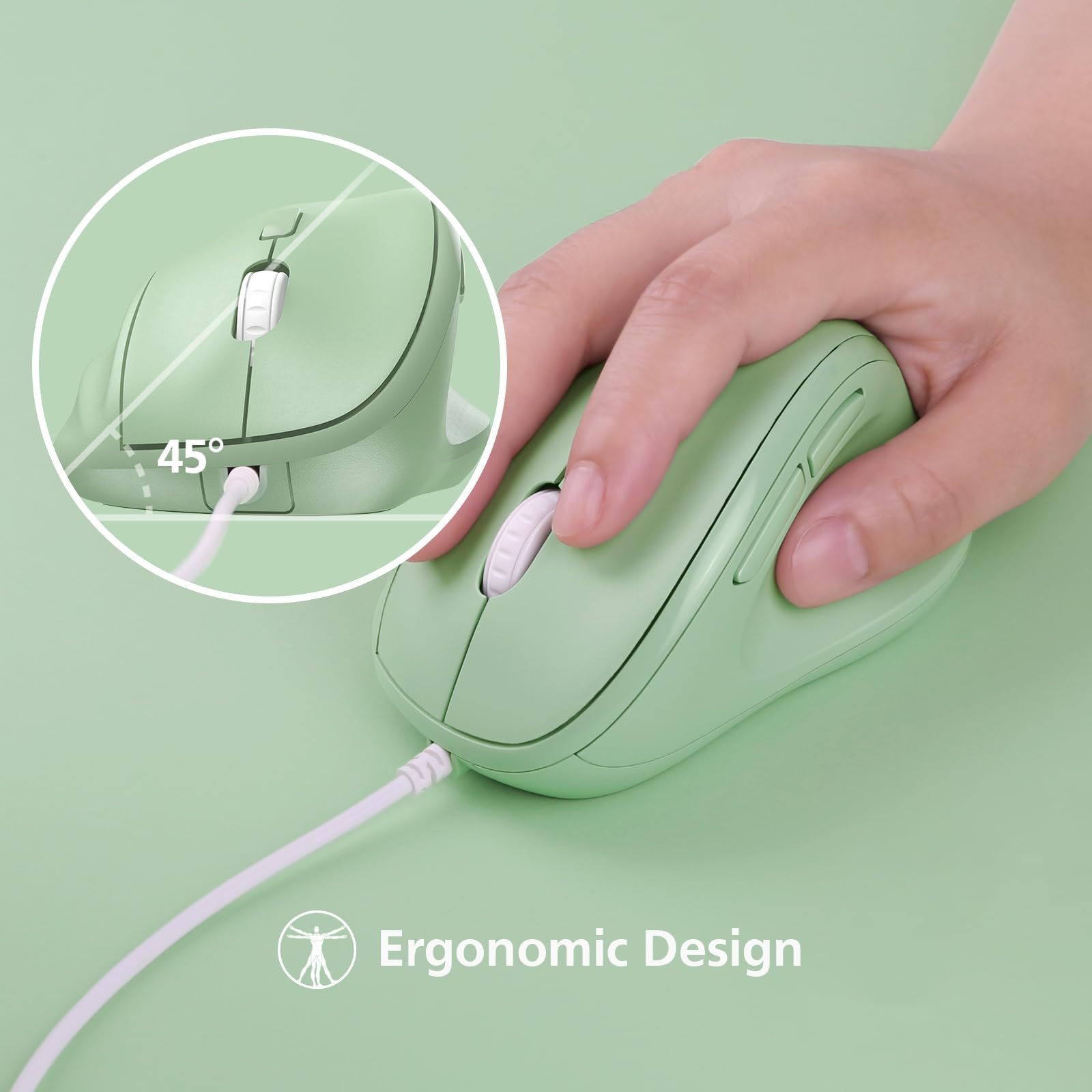 Micropack (MP-V01) For Strong Wired Optical Vertical Mouse - Image 2