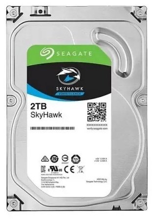 Seagate SkyHawk (ST2000VX016 2TB) Surveillance Hard Drive SATA 3.5" HDD - Image 3