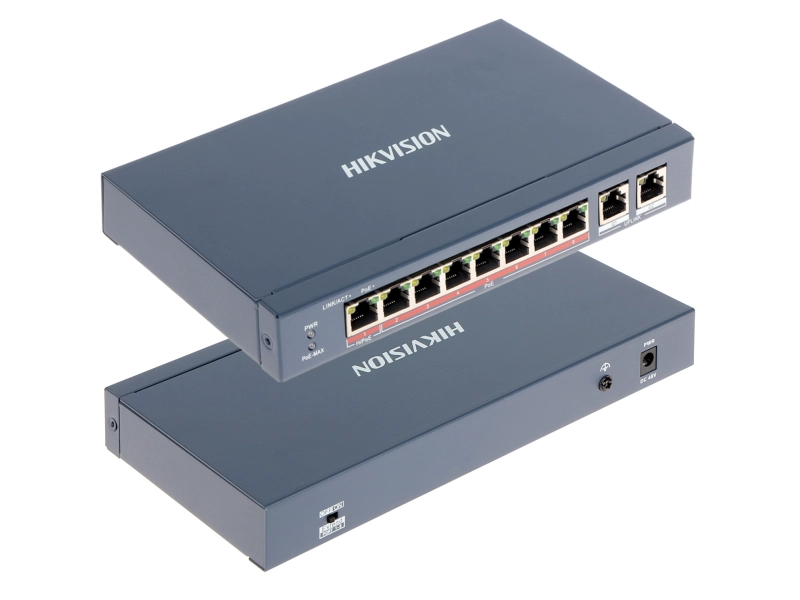 Hikvision (DS-3E0310HP-E) For A Best 8 Port Fast Ethernet Unmanaged POE Switch