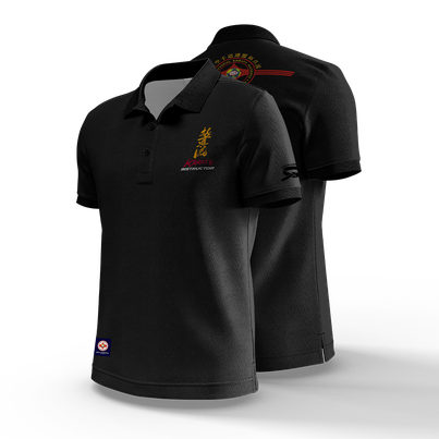 KyokushinRyu (Black Ikak Polo Shirt)