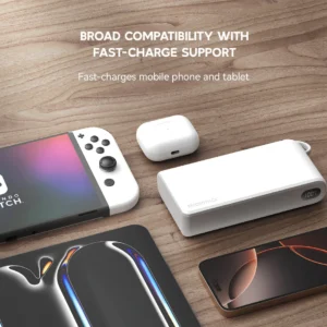 Micropack (PB-C20) For Strong And Powerful 20000mAh Built-in Cable Fast Charging Power Bank