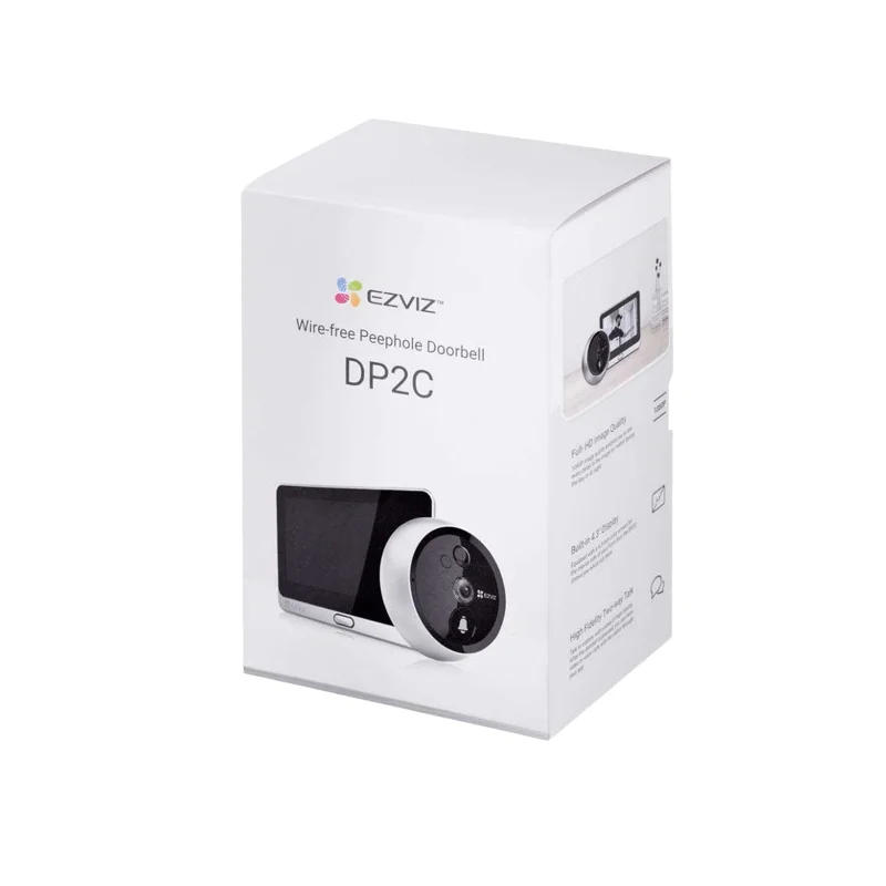 EZVIZ (DP2C) Smart Peephole Door Viewer Wireless Door Camera with 4.3” Screen & Motion Detection