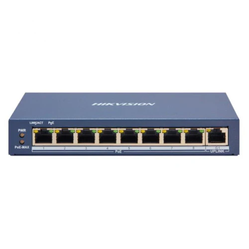 Hikvision Switch (DS-3E1309P-EI) For Spectacular 8 Port Fast Ethernet Smart POE Switch