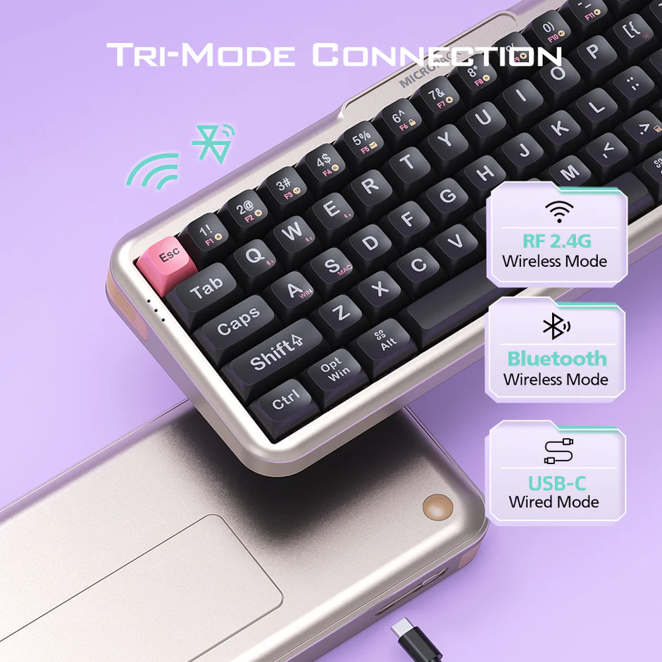 Micropack (K-168WM) For Confident 3 Modes Machanical Keyboard - Image 2