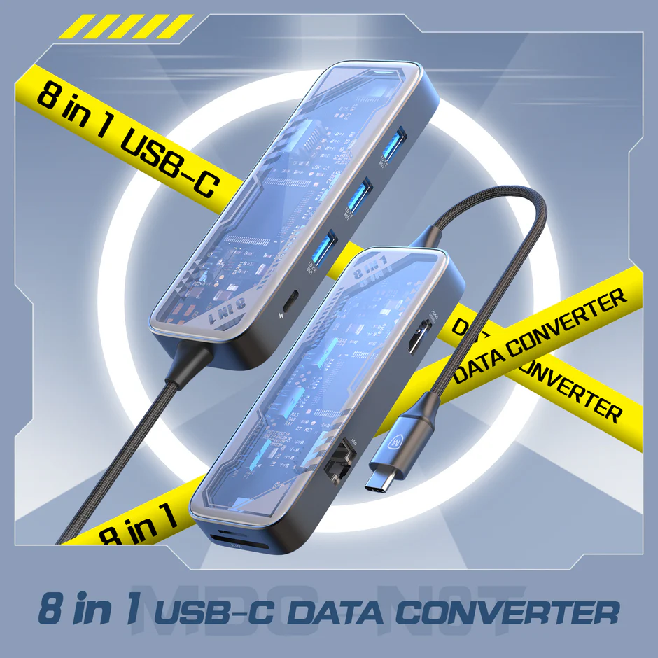 Micropack (MDC-N8T) For A Great USB-C TO 8-PORTS USB-A HUB - Image 2