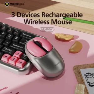 Micropack (ML-202W) For A Genuine 2.4G + Bluetooth Wireless Mouse
