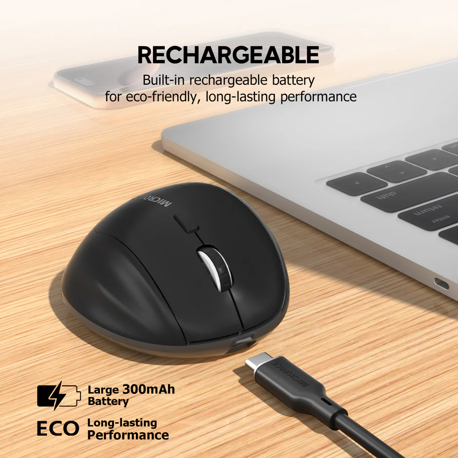 Micropack (ML-W01) For A Strong Build 2.4G+Bluetooth Rechargeable Wireless Mouse - Image 4