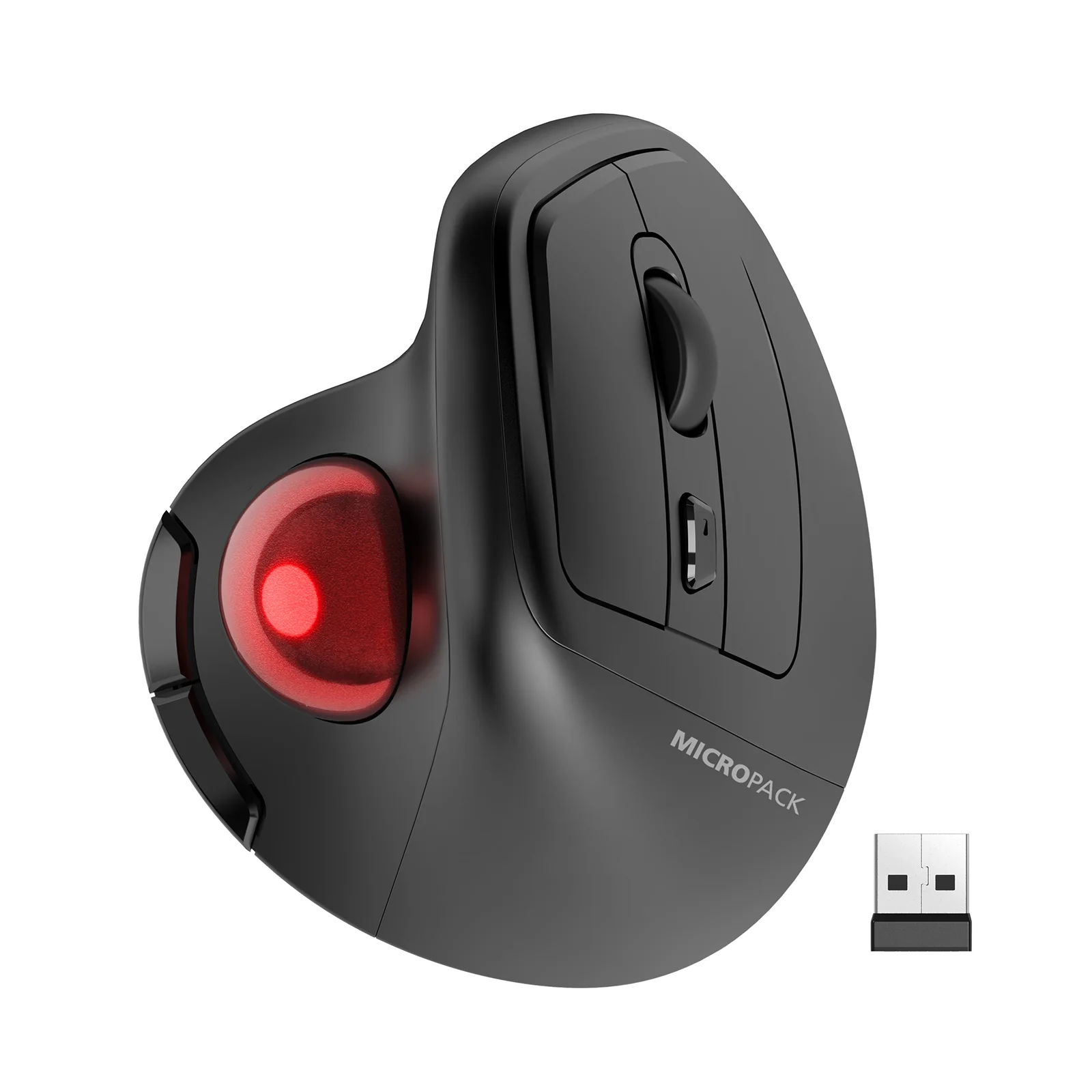 Micropack (MP-V05W) For Amazing RF 2.4G and Bluetooth Wireless Trackball Mouse - Image 4