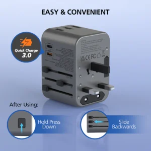Micropack (MTA-535) For Quality Universal Travel Adapter