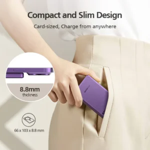 Micropack (WPB-5S) For A Genuine 2 in 1 Slim Magnetic Wireless Power Bank
