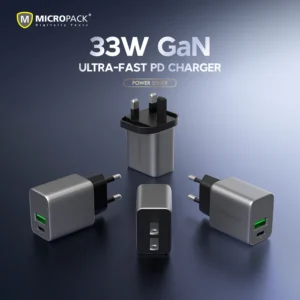 Micropack (MWC-233PD-ES) For Great And Top-Tier 33W GaN Wall Charger