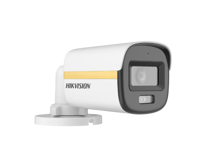 Hikvision (DS-2CE10DF3T-LPFS) (2.8mm) (O-STD) For A High Quality Turbo 5.0 & IOT Camera 2 MP ColorVu Dual-light Fixed Mini Bullet Camera