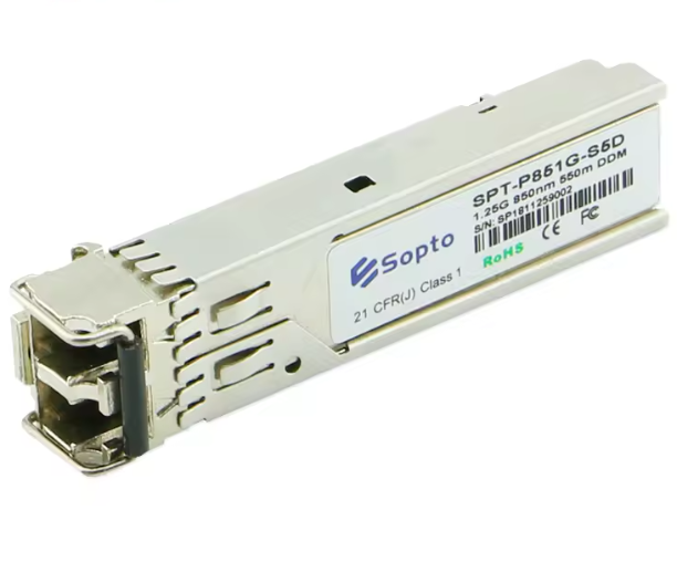 (SPT-P851G-S5 D) 1.25G SFP Optical Transceiver Module 850nm MMF 550m LC Duplex Fiber Module with DDM - Image 4