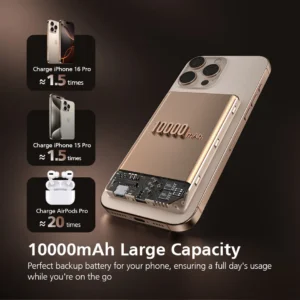 Micropack (WPB-10S) For A Amazing 2 in 1 Slim Magnetic Wireless Power Bank