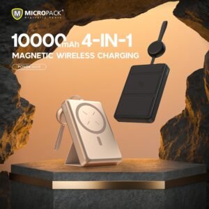 Micropack (WPB-W10) Power Bank For Great Standard Magnetic Wireless 4 IN 1 PD Fast Charging
