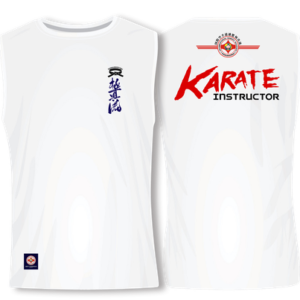 (White Sleeveless Shirt) For 1st Quality Build T-shirt