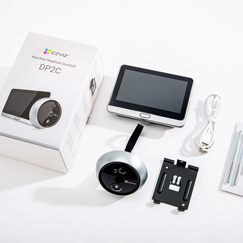 EZVIZ (DP2C) Smart Peephole Door Viewer Wireless Door Camera with 4.3” Screen & Motion Detection - Image 2