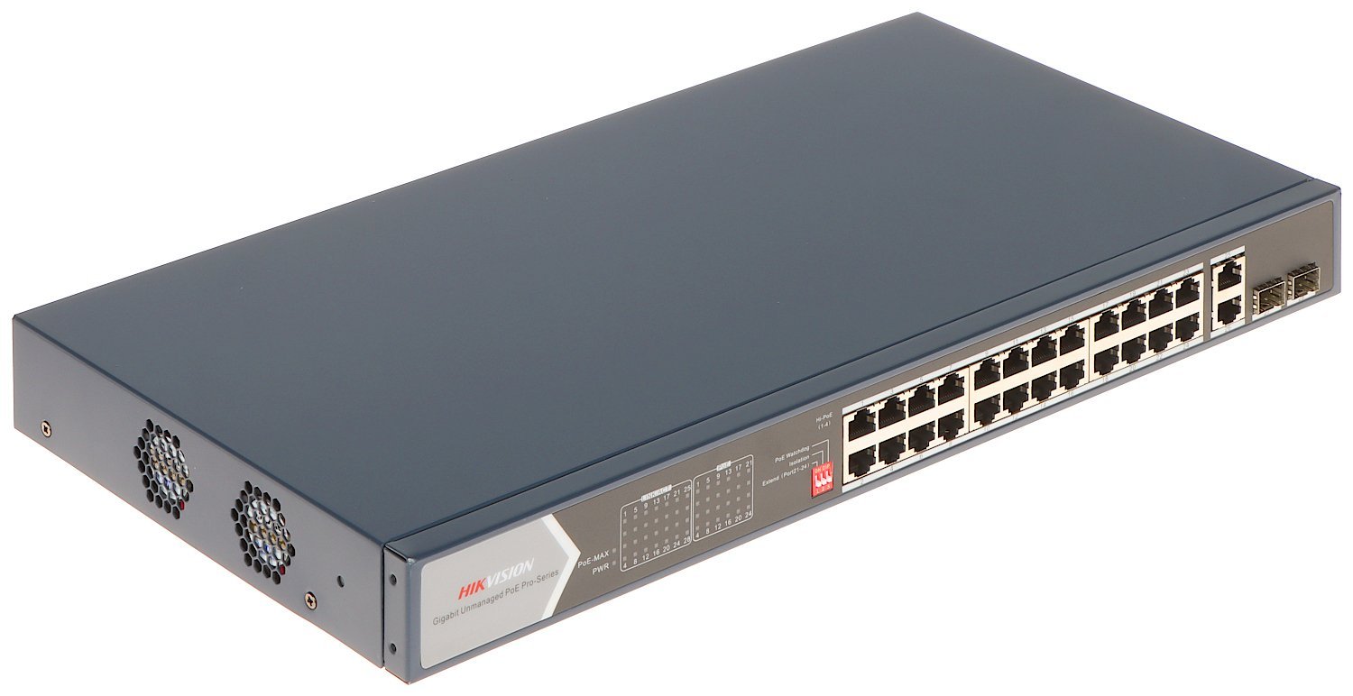 Hikvision (DS-3E0528HP-E) for Best Network PoE Switch with PoE Watchdog & Surge Protection - Image 4