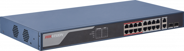 Hikvision (DS-3E1318P-EI/M) for Better 16-Port Fast Ethernet Smart PoE Switch