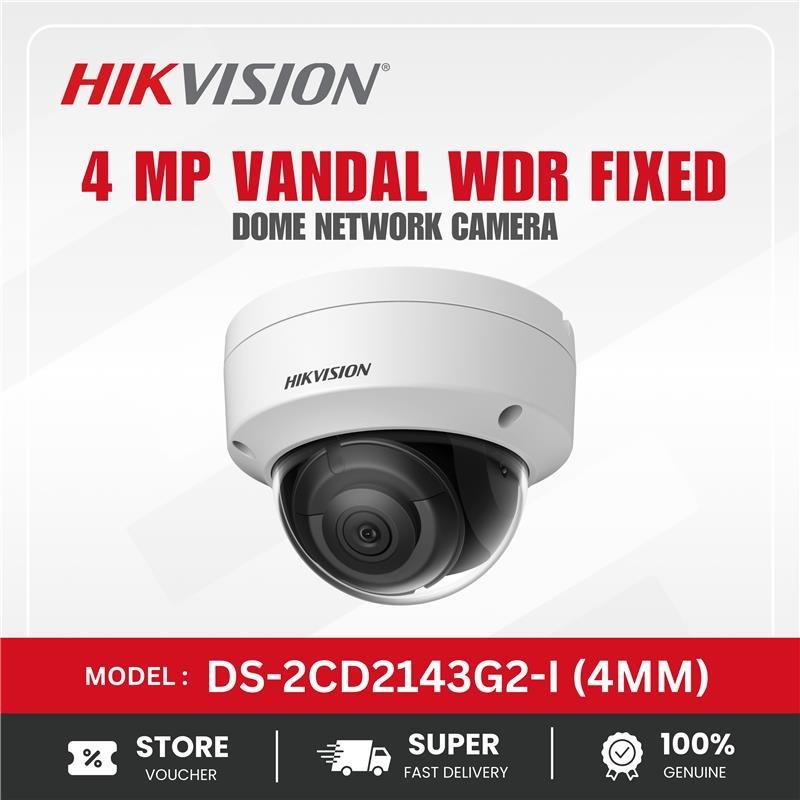 Hikvision (DS-2CD2143G2-I )(4mm) for Better 4MP AI Dome Camera with Human & Vehicle Detection - Image 2