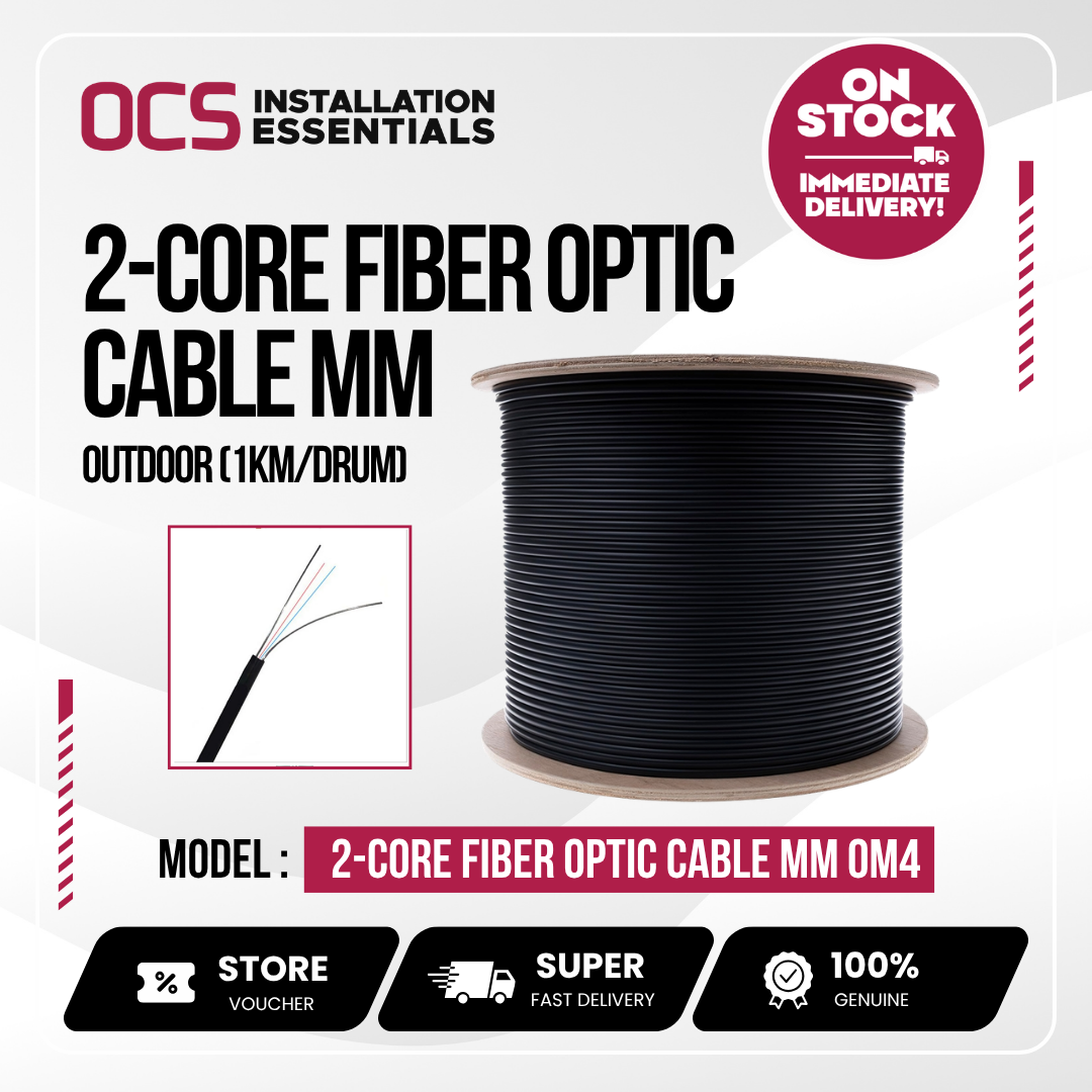 Optichina (2-Core Fiber Optic Cable MM OM4) for Best Multimode Fiber Optic Cable - Image 2