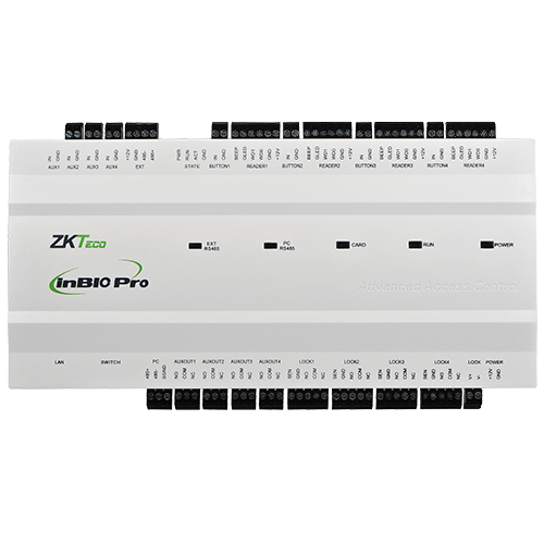 ZKTeco (inBio460 Pro) 4 Door Biometric Access Control Panel TCP/IP RFID Fingerprint Controller Security System