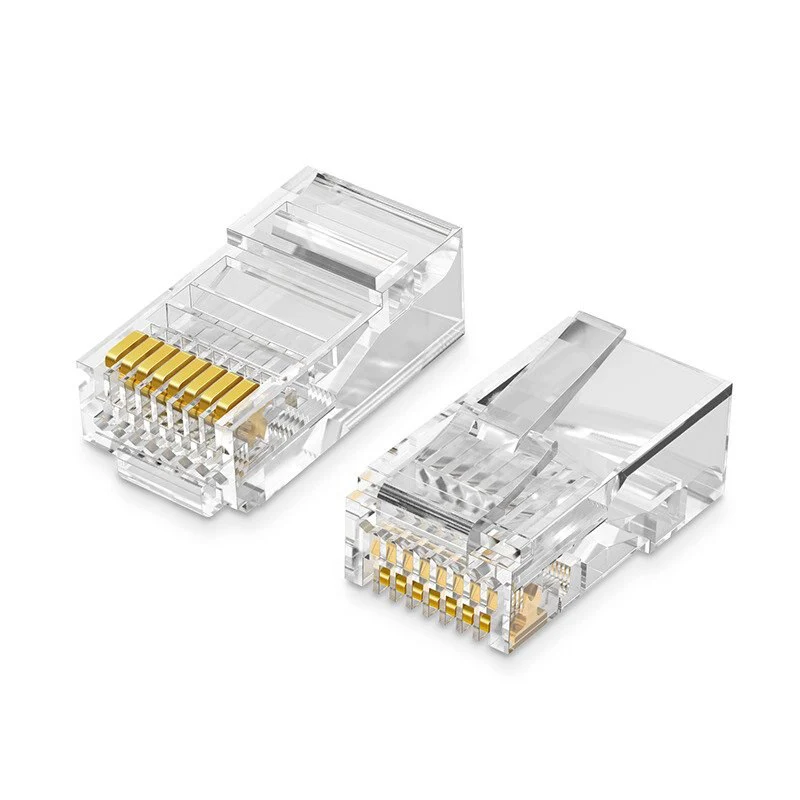 Installation Essential (RJ45 CAT5e Connector) for Best Ethernet Cable LAN Network Plug 1Gbps 8-Pin Durable Crimping Connector - Image 3