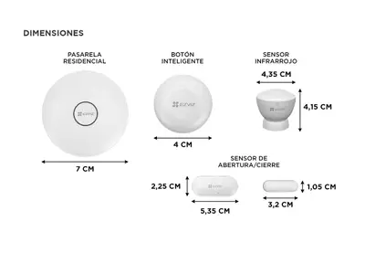 EZVIZ (B1) Wireless Smart Home Alarm Sensor Kit - Image 2