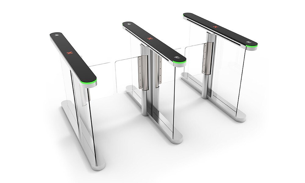 ZKTeco (ZK SBTL5211) Central module of ZKTeco SBTL5211 swing turnstile with RFID readers (with shutters) - Image 3