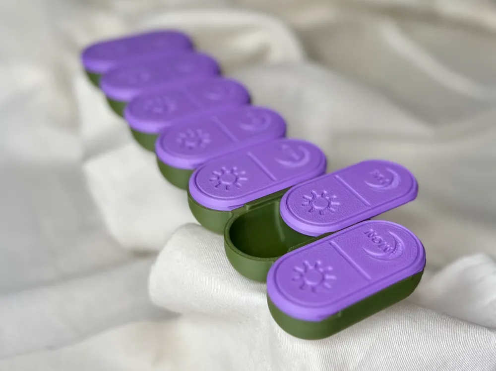 3D Printed Pills Organizer