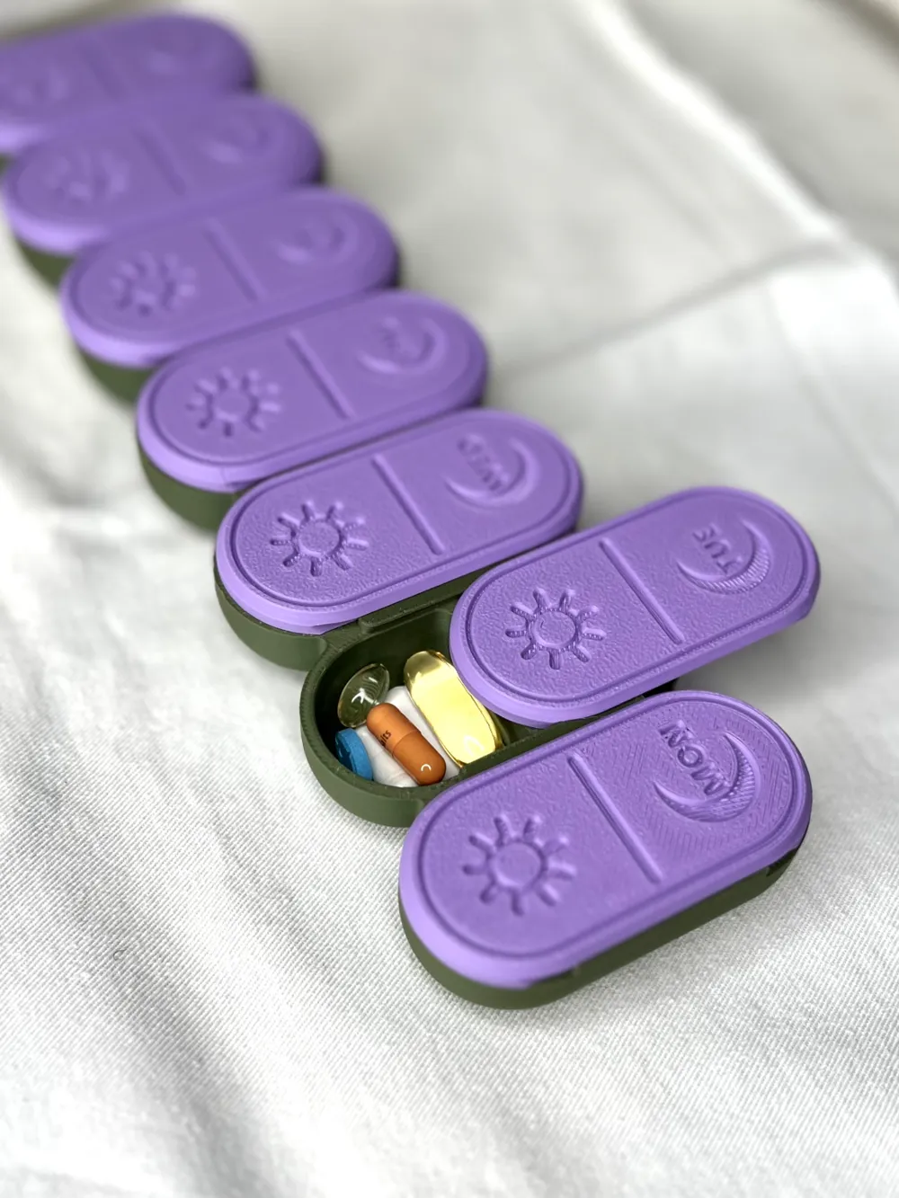 3D Printed Pills Organizer - Image 3