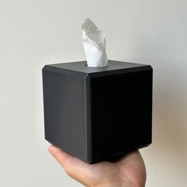 3D Printed Toilet Paper Tissue Dispenser Cube