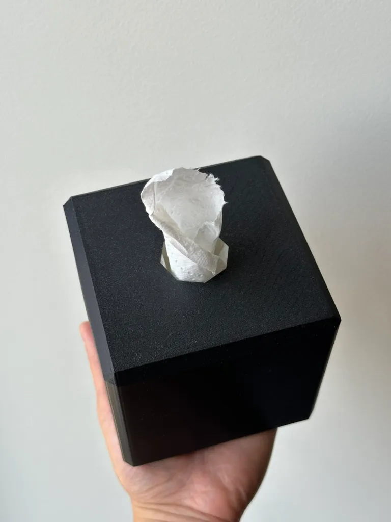 3D Printed Toilet Paper Tissue Dispenser Cube - Image 3