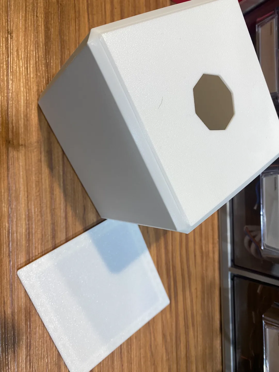 3D Printed Toilet Paper Tissue Dispenser Cube - Image 2