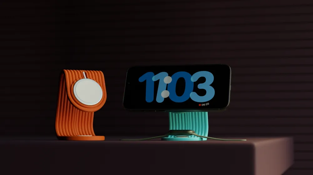 3D Printed iPhone and Apple Watch Charging Stand - Image 5
