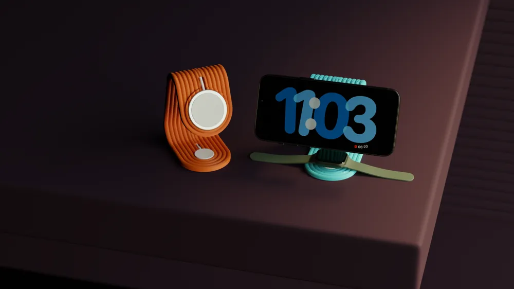 3D Printed iPhone and Apple Watch Charging Stand - Image 4