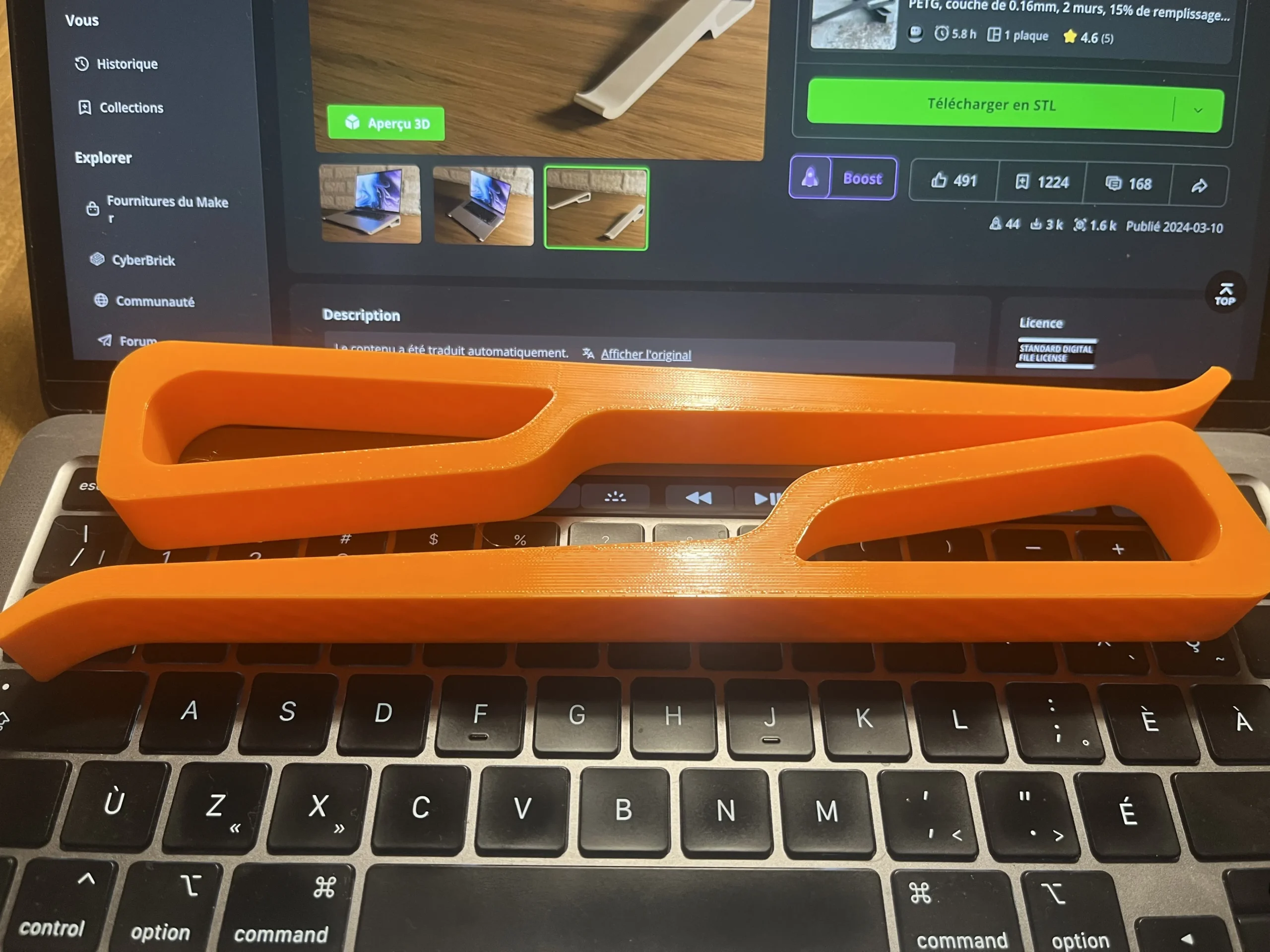 3D Printed Laptop Stand - Image 3
