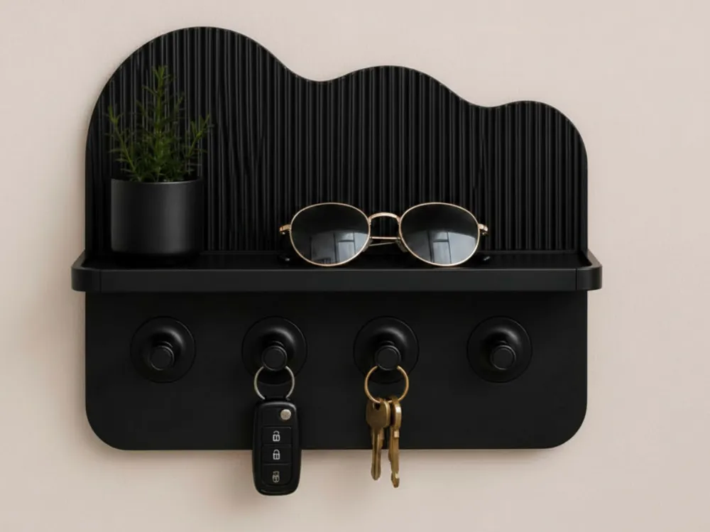 3D Printed Waveshelf Key & Entry Organizer