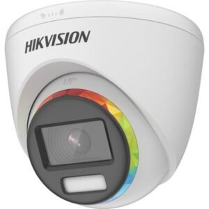 Hikvision (DS-2CE72DF8T-F0 2MP ColorVu Fixed Turret Camera 3.6mm 130dB WDR 40m White Light 4 in 1 IP68