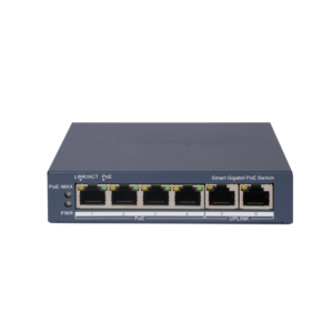 Hikvision (DS-3E1506P-EI) (O-STD) 4 Port Gigabit Smart Managed PoE Switch 60W 300m Long Range